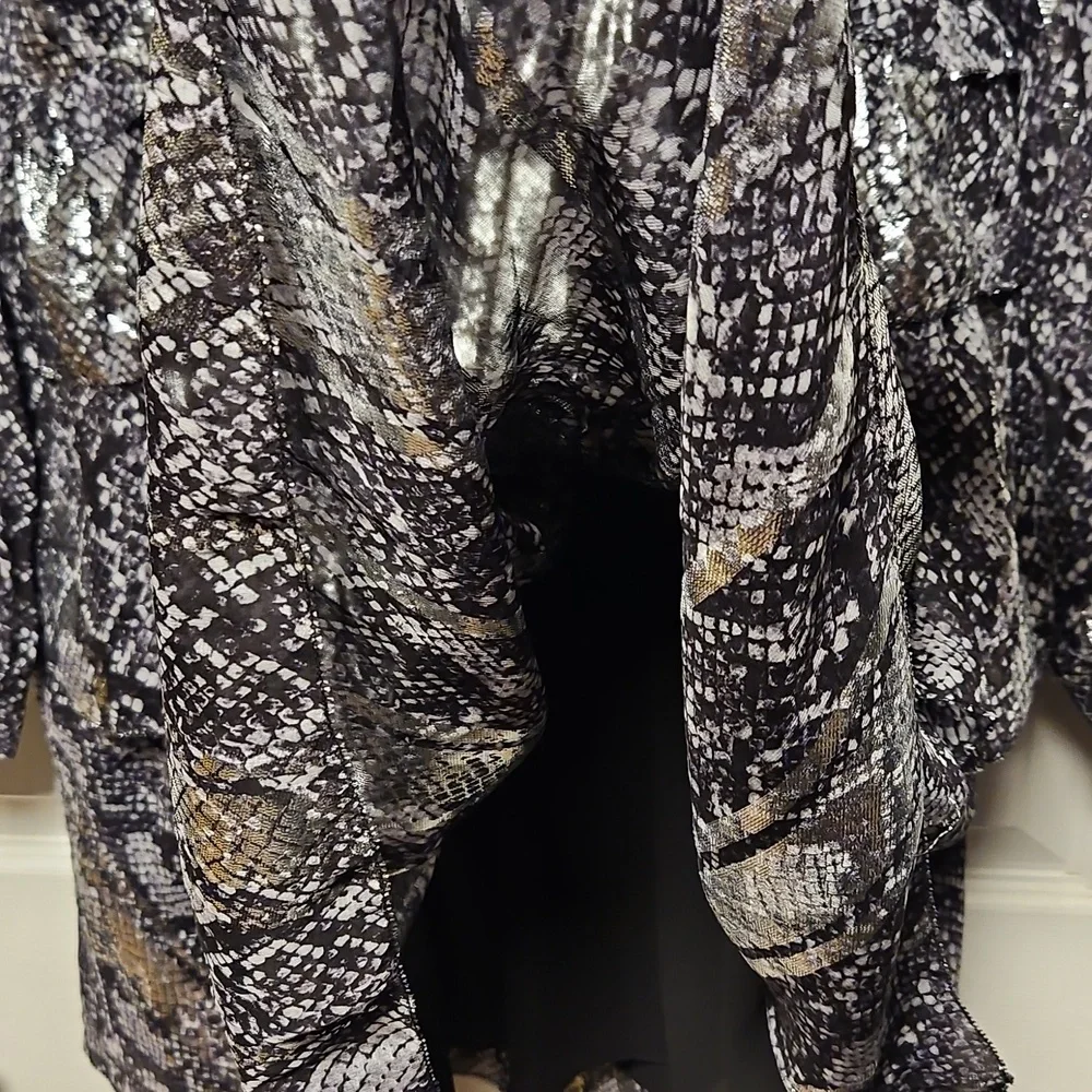 Michael Kors Python Print Mini Dress